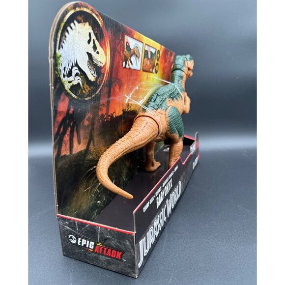 Jurassic World Epic Attack Baryonyx Action Figure Chomp Back Mattel HTP68 New - Picture 4 of 11